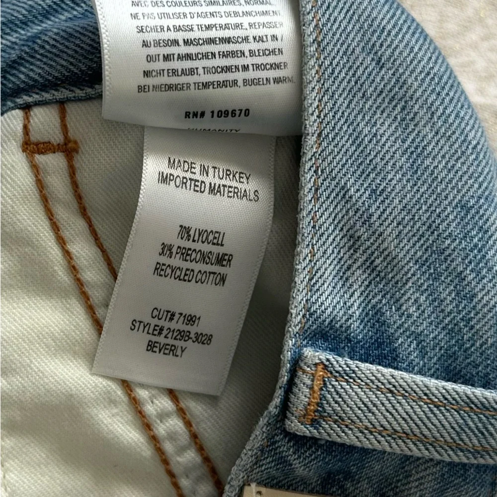 Citizens of Humanity Beverly Jeans Size 30 Wide Leg Denim High Rise NWT - Picture 7 of 15